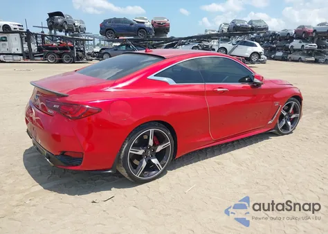 2018 Infiniti Q60 3.0T Red Sport 400 from USA, damaged, VIN JN1FV7EL9JM630801